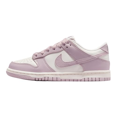 Nike Dunk Low Big Kids' Shoes (FB9109-122, Sail/Enigma Stone/Particle Rose)
