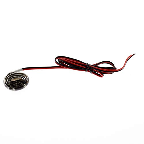 Seki Striscia 30 cm, 24 V, colore rosso, illuminazione interna, camion, roulotte, IP65, resistente agli spruzzi, 1 m, cavo di collegamento a LED, in plastica, 1,4 W