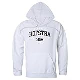 W Republic Hofstra University Pride Mom Fleece Hoodie Sweatshirts - White, Medium