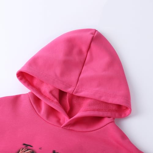 Image of WELAKEN Cotton Hoodie Sweatshirt for Girls Kids & Teens Long Sleeve Pullover with Kangaroo Pocket