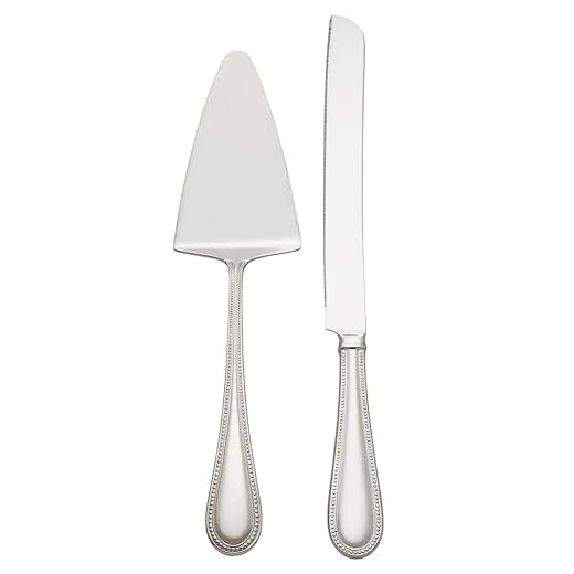 Reed & Barton Lyndon 2pc Dessert Set, 0.8 LB, Metallic