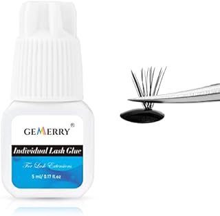 Individual Lash Glue 5ML Cluster Lash Glue Long Lasting Eyelash Glue for Self Application Lash Cluster Glue for Individual Clusters Extensions Adhesive Black Eyelash Glue