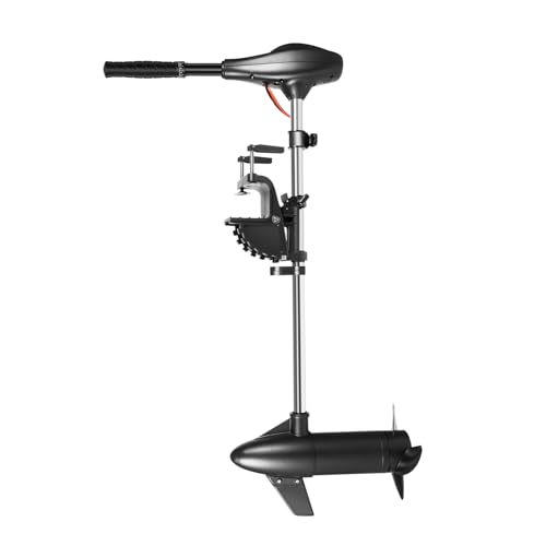 Moteur de pêche à la traîne 58 lb, 12 V, 10 km/h, pince de batterie incluse