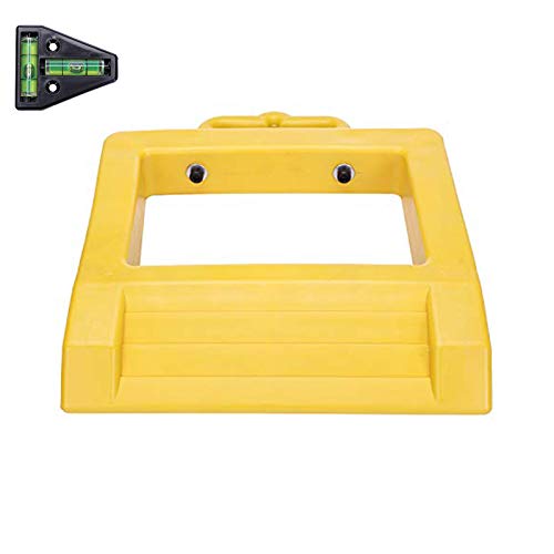 Homeon Wheels Pallet Truck Chock Heavy Duty Pallet Jack Stopper 14.2\" Length x 11.6\" Width x 2\" Height Yellow (1 Pack) One T Level