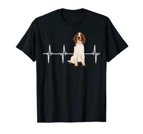 Welsh Springer Spaniel Heartbeat Dog Lover Men Women Kids T-Shirt