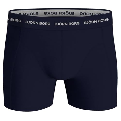 Bjorn Borg Men's Soft Cotton Comfort Stretch Mid Rise 5 Pack Boxer Briefs4