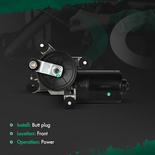Image of SCITOO Front Windshield Wiper Motor Replacement fit for 1997-2002 for Mitsubishi for Mirage,1997-2004 for Mitsubishi for Montero Sport OE: MR192056, MR221974,43-4201,434201