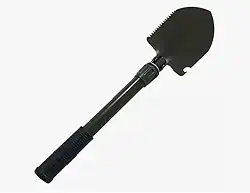 Pá Dobrável com Picareta Militar De Emergência Acampamento Jardim