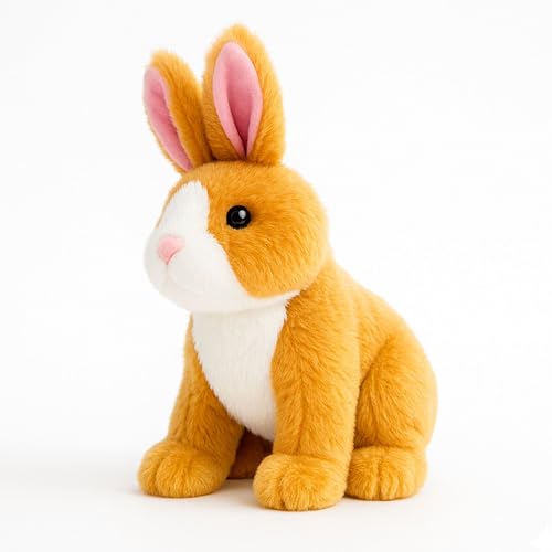 Image of TOYTALES Cute Bunny Soft Toy 35cm - Ultra-Soft Rabbit Plush for Kids, Boys & Girls | Huggable Stuffed Animal for Playtime & Gifting | Adorable Cuddle Toy
