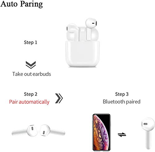 Domilife Bluetooth Kopfhörer,Weiß Drahtloses Touch-Bluetooth Noise-Cancelling-Kopfhörer,Popup-Fenster mit Echtzeit… - Image 3