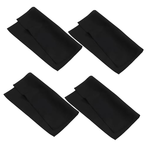 Servilletas de tela negras 4 piezas Garneck miniatura 1