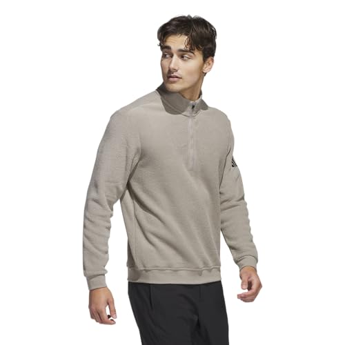 adidas Men's Ultimate365 Terry Cloth Quarter-Zip Pullover2