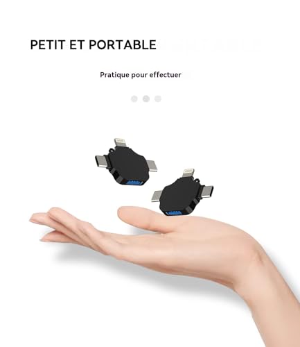Adaptateur USB vers Type C pour brancher souris et clavier sur iPad