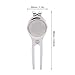 VGEBY Divot Tools, Divot Repair Tool with Magnetic Ball Marker(D102 Silver) Supplies Divot Tool with Pocket Clip Divot Tool