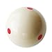 Iszy Billiards 6 Dot Measle Pool Cue Training Ball (2 1/4-Inch, White)