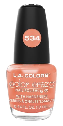 L.A. COLORS Color Craze Nail Polish, Hottie...