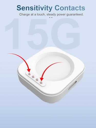 Cable de carga para reloj inteligente OPPO X 4 Pro base de carga magnética USB blanca 3