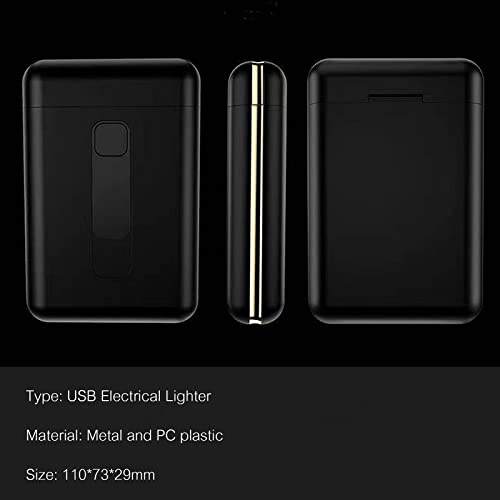 Oldendo Cigarette Case With Lighter, Large Portable Pack 20 Regular Size Cigarettes Box Holder Built In Lighters 2 In 1, Cool Gifts For Men And Women (Green) #TOP4