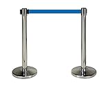 Altura del poste con la base 910mm. Base de 320mm de diámetro, interior de hormigón recubierto con embellecedor de acero y con goma para protección del suelo.