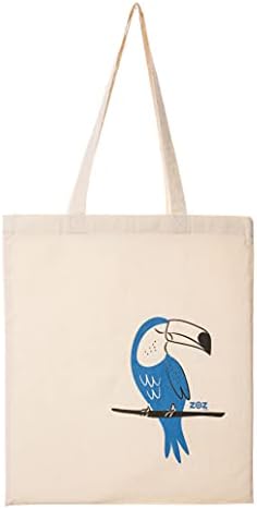 ZOZ Cute Canvas Grocery Reusable Bags Eco-friendly Stylish Cotton Tote Bag perfect for Shopping Travel Books made in Ukraine