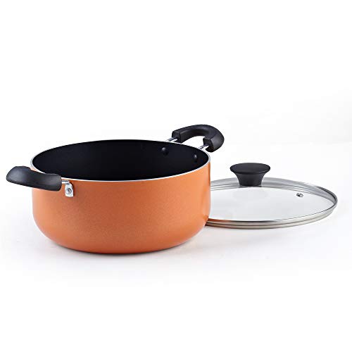 Cook N Home 02602 10-Piece Nonstick Stay Cool Handle Cookware Set, Multicolor, Aluminum 3 Gallery Image