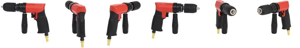 KS Tools - 515.3035 - Perceuse pneumatique avec poignée latérale - Idéal pour les travaux avec des matériaux très durs
