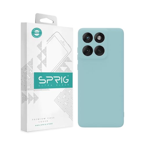 Image of SPRIG Compatible with Motorola Edge 60 Fusion 5G Phone TPEE Cover Premium Back Cover Drop Tested Shock Proof Mobile Case for Men, Women, Boys and Girls with Camera Protection (Ice Blue)