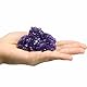 Nvzi Amethyst Druse, Amethyst Stein, Amethyst Kristalle, Bergkristall Rohstein, Roher Amethyst, Natürliche Amethyst-Geodenhöhlen Kristalle Heilsteine, Kristalle Heilsteine(100G)