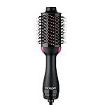 REVLON One-Step Volumizer Hair Dryer and Styler | Less Frizz, More Shine, and Less Heat Damage for Fast and Easy Salon-Style Blowouts, for All Hair Types and Lengths (Black)
