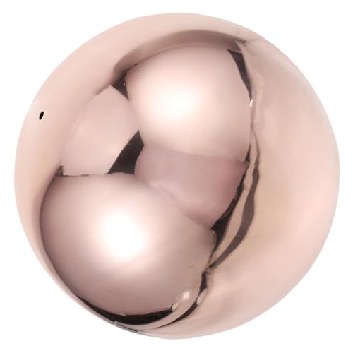 Mikikit 304 Stainless Steel Decorative Balls Garden Gazing Globe Reflective Metal Ball Mirror Spheres for Outdoor Dec