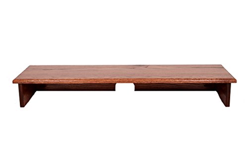 RED Oak Stained Sound BAR TV Riser 40" Wide X 12" DEEP X