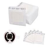 100 Pcs Filtro Cafe, Filtros Cafetera Goteo con Orejas Colgantes, Plegable y Portátiles, Bolsa de Café para la Mayoría de Tazas, Bolsitas de Té, para Acampadas, Viajes, Casa y Oficina, 7,5 x 9 cm