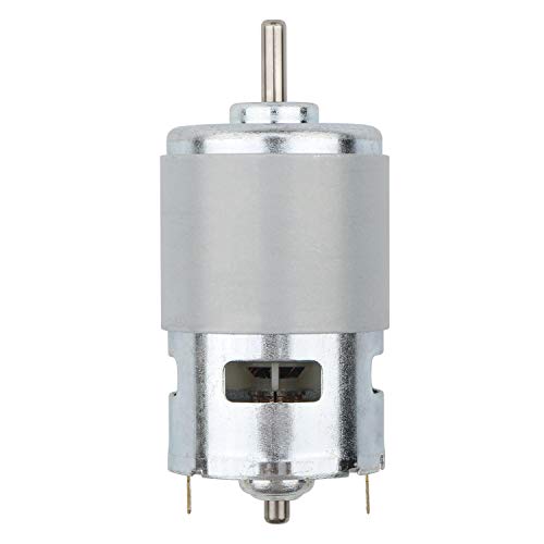 Ellbest DC 12V 12000 RPM Mini Gear Motor High Torque Electric Micro Speed Reduction Geared Motor Centric Output Shaft 45mm Diameter Gearbox