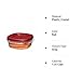 Rubbermaid Easy Find Lid Square 1-1/4-Cup Food Storage Container, 1 Count (Pack of 8)