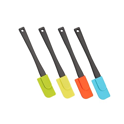 Unomor 4pc Set Silicone Butter Slicer Cream Spreader Wiping Jam Blade Cheese Knife Multi-purpose Kitchen Utensil Random