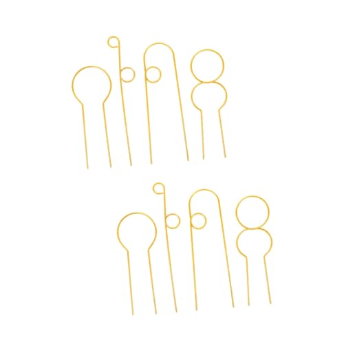 Kisangel 8stücke Pflanzenstütze Für Kletternde Pflanzen Eisenrankhilfe Für Blumentöpfe Für Innenräume Und Dekoratives Pflanzenrankgitter Teiliges