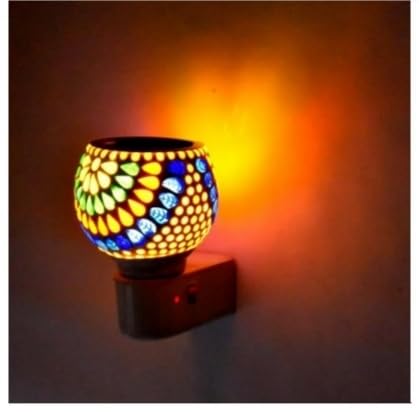 SANWARIYA Ceramic Electric Aroma Oil Burners Diffuser/Kapoor Dani for Office| Kapoor Dani Electrical with On/Off Switch & Night Lamp | Smoke Free, Child Safe & Shock Proof (Pack of 1) (B0CX1HGKYZ) Amazon Price History, Amazon Price Tracker