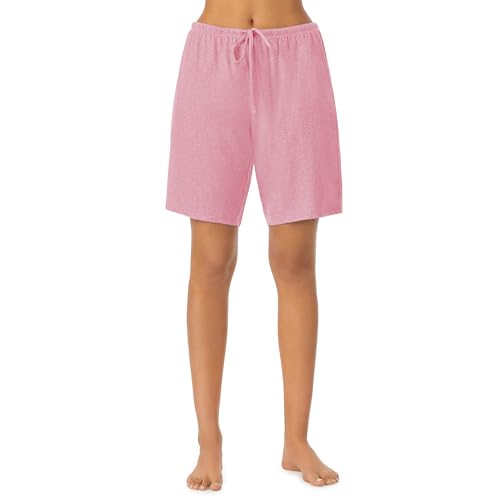 Image of Nautica Womens Sleep Bermuda Shorts - Lightweight, Breathable Pajama Bottoms - Cotton Knit Jersey Sleepwear and Loungewear