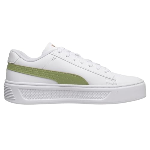 Image of Puma Womens Smash V3 Platform Lace Up Sneakers Shoes Casual