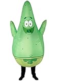SpongeBob SquarePants Ghost Patrick Official Adult Inflatable Halloween Costume - Inflatable Jumpsuit with Built-In Fan and Battery Box
