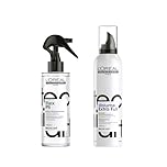 L’Oreal Professionnel Tecni Art Full Volume Long Lasting Blow Dry Bundle - Tecni Art Pli thermo activated memoriser styling hair spray & Tecni Art Volume Extra Full Mousse