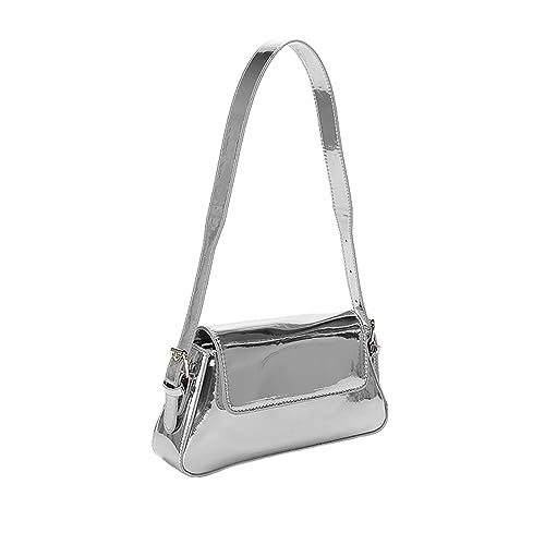 Sac sous les bras pour femme en polyuréthane coloré bonbon