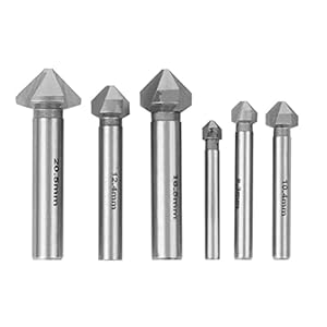 Rcbcplglnk 6 Stück HSS Schaftfräser Set