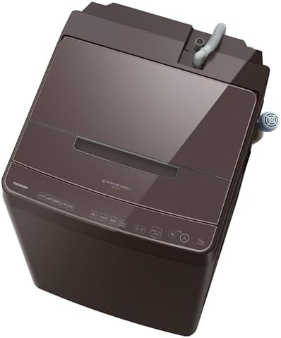 （19:30時点） TOSHIBA(東芝) 全自動洗濯機 12kg AW-12DP4(T) ボルドーブラウン インバーター ZABOON ウルトラファインバブル洗浄W 洗剤自動投入 Ag+抗菌水 低振動 低騒音 洗濯槽自動おそうじ