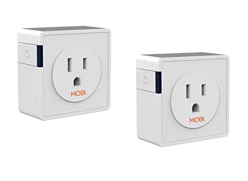 MOBI Smart Plug Smart Devices That Work with Alexa Mini WiFi Smart Plug No Hub Required Two Packs