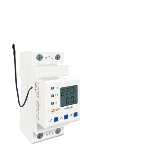 Dispositif de protection rail DIN voltmètre ampèremètre réglable - 5