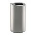 Safco Products Open Top Trash Receptacle with Liner 9921SL, Silver, 14 Gallon Capacity, Hands-Free Disposal, Modern Styling