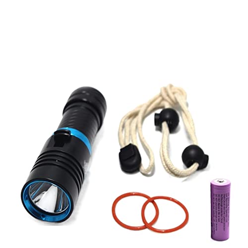 LRFVADW Luces de estanque, linterna de buceo portátil subacuática, lumenímetros, buceador, impermeable, lámpara de luz