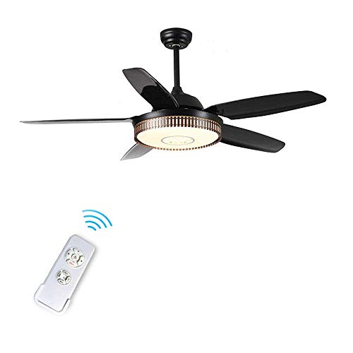 lights Decorativo de la lámpara de Techo Ventilador de Techo Interior Ilumina la Personalidad Invisible iluminación Pendiente Luz -T hogar (Control Remoto 42 Pulgadas)