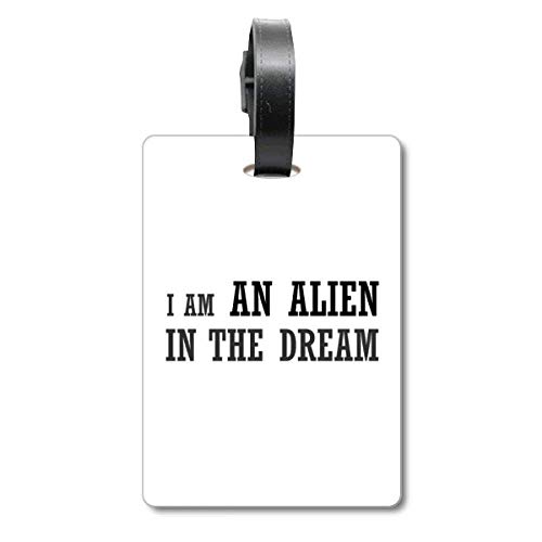 Étiquette de valise Alien in The Dream voyage avion étiquette bagage
